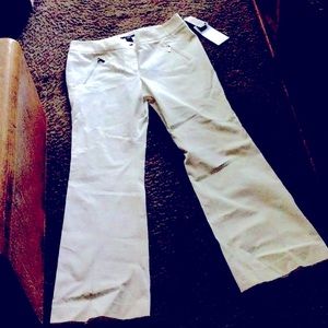 Alfani Flare Womens’ White Trousers